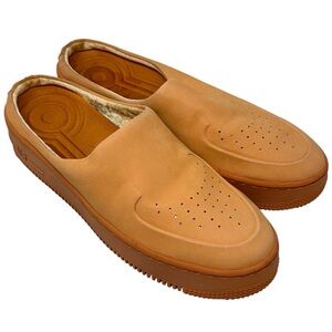 NEW AIR FORCE 1 LOVER XX CINDER Orange Slip On Mule Sneaker SZ 10